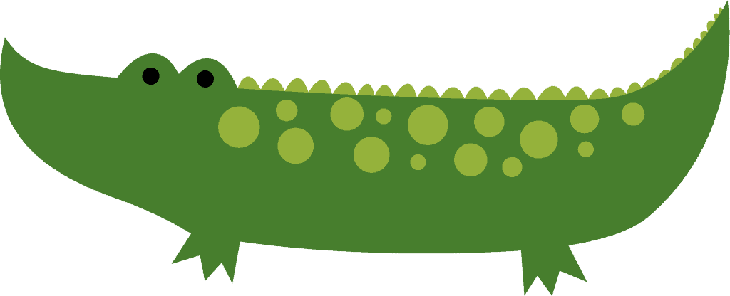 alligator gives thank you cards!