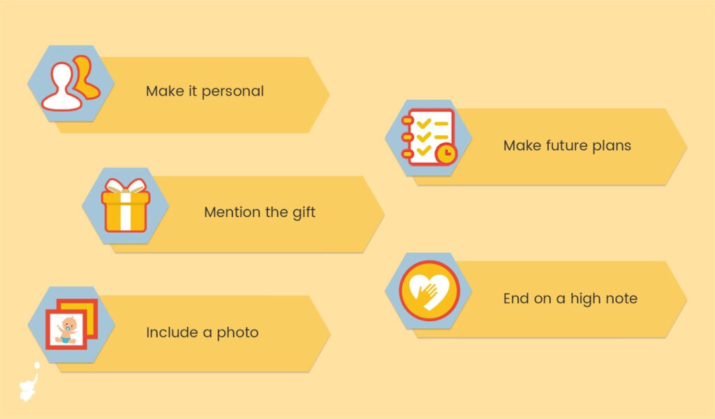 webbabyshower thank you card wording tips infographics
