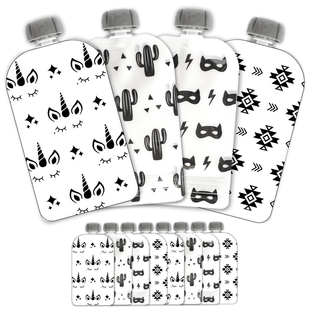 webbabyshower reusable food pouches from hippypotamus