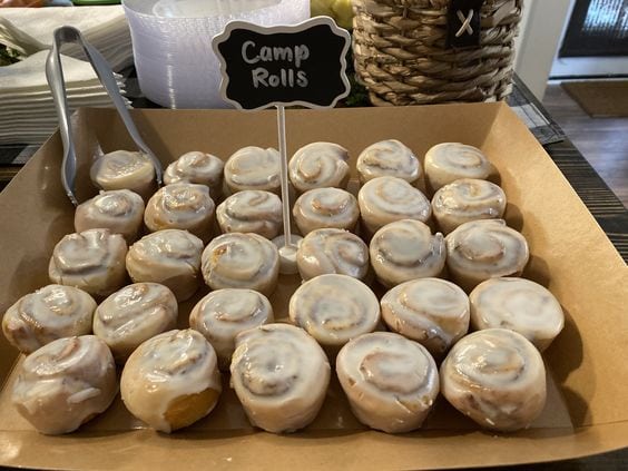 winter baby shower cinnamon