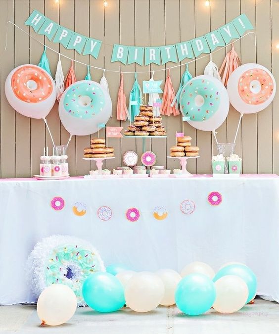 baby shower themes donut