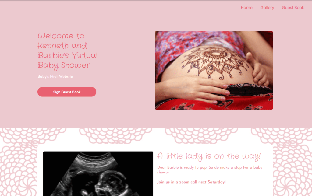 webbabyshower theme mandala