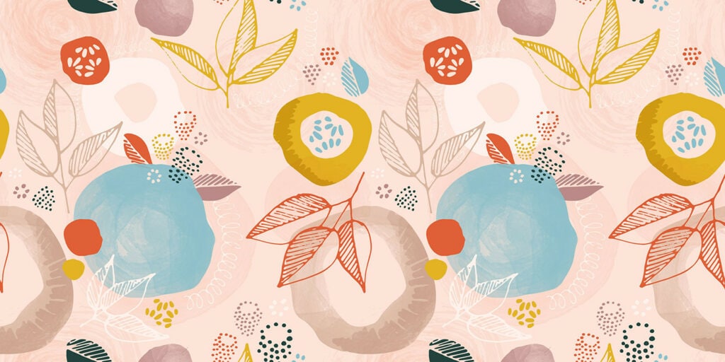 webbabyshower theme modern botanical bush