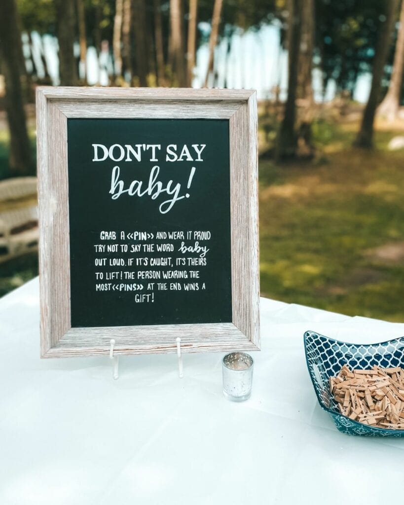 don't say baby game