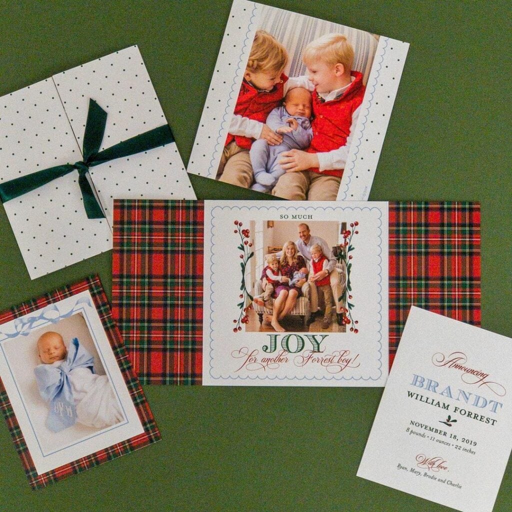 birth announcement holiday