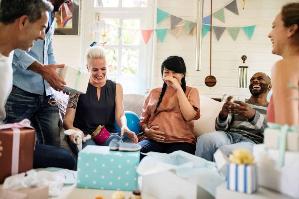 surprise baby shower party