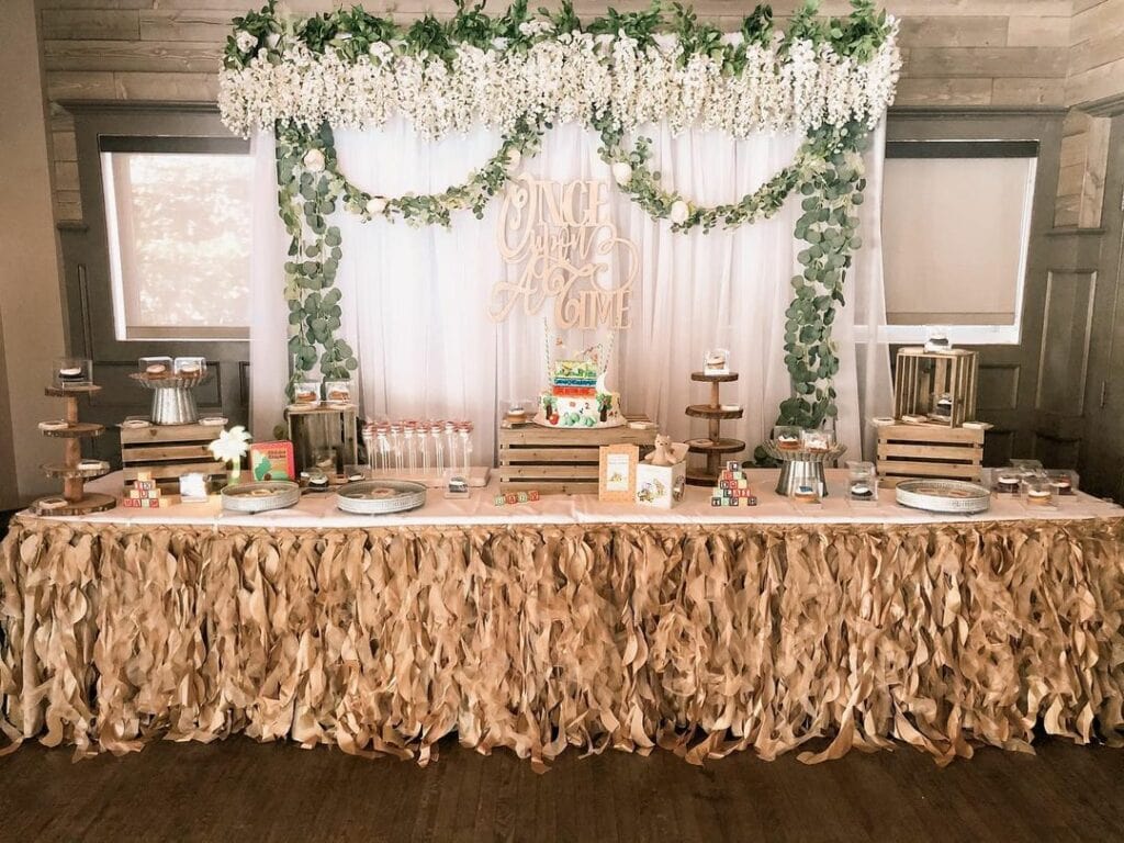 storybook themed baby shower