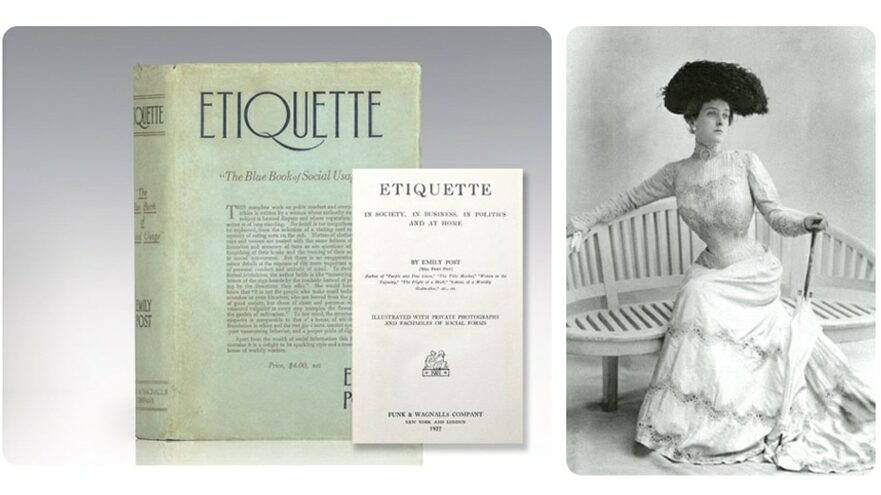 emily post book and jacket photo and