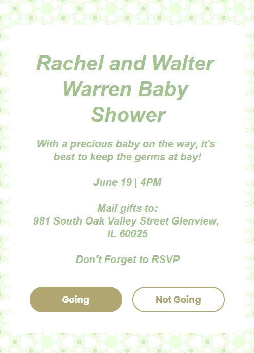 webbabyshower invitation for quarantine baby shower islamic green theme